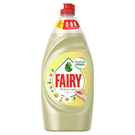 Средство для мытья посуды (900мл) Fairy Нежные руки Ромашка и витамин Е в интернет-магазине ГК Эксперт