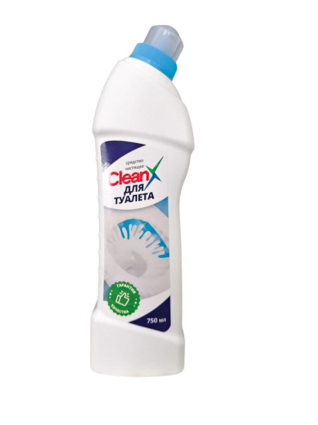 Средство для чистки туалета (750мл) CleanX УТЕНОК Свежесть в интернет-магазине ГК Эксперт