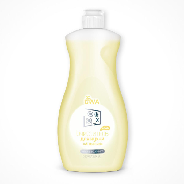 Универсальный очиститель для кухни "Антижир" (гель) UWA, 490 мл в интернет-магазине ГК Эксперт