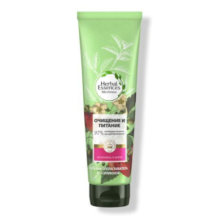 Бальзам-ополаскиватель (275мл) Herbal Essences Белая клубника и Сладкая мята для питания волос в интернет-магазине ГК Эксперт