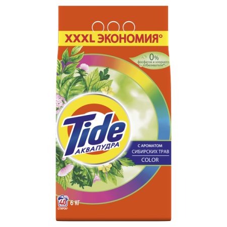 Стиральный порошок (6,0кг) Tide Сибирские Травы Color автомат  в интернет-магазине ГК Эксперт