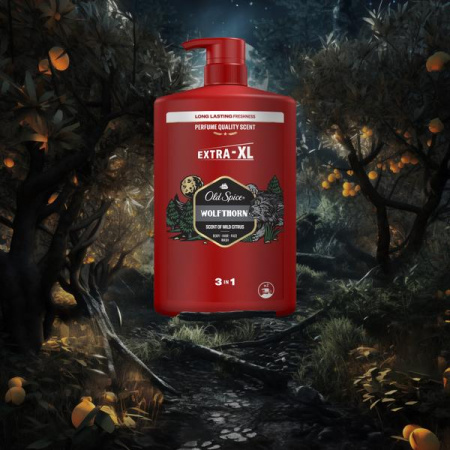 Мужской гель для душа + шампунь 3 в 1 (1000мл) Old Spice Wolfthorn в интернет-магазине ГК Эксперт