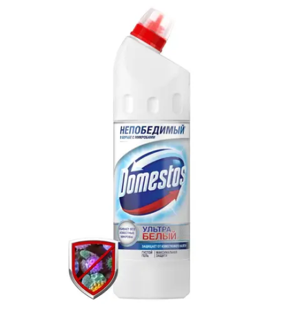 Средство чистящее для унитаза (750мл) DOMESTOS Ультра белый в интернет-магазине ГК Эксперт