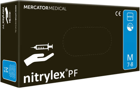 Перчатки нитриловые M Nitrylex (100шт/уп) PF черный в интернет-магазине ГК Эксперт
