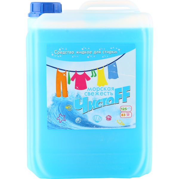 Средство жидкое для стирки (4500мл) ЧИСТОFF Морская свежесть в интернет-магазине ГК Эксперт