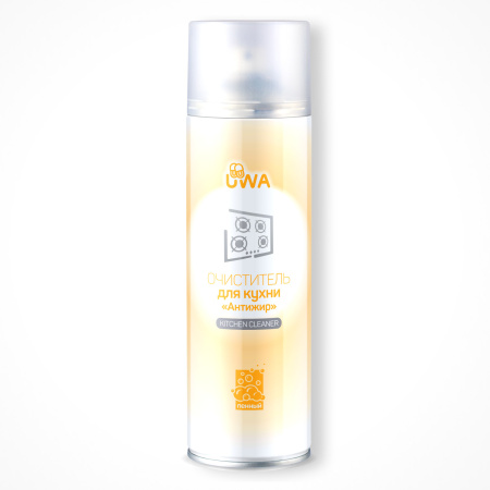 Очиститель для кухни пенный "Антижир" (аэрозоль) UWA, 650 мл в интернет-магазине ГК Эксперт