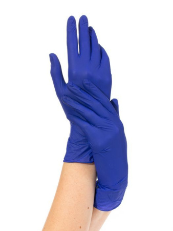 Перчатки нитриловые L NitriMax (100шт/уп) ZP индиго в интернет-магазине ГК Эксперт