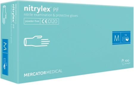 Перчатки нитриловые M Nitrylex (100шт/уп) PF зеленый в интернет-магазине ГК Эксперт