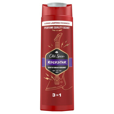 Мужской гель для душа + шампунь 3 в 1 (400мл) Old Spice Rockstar в интернет-магазине ГК Эксперт