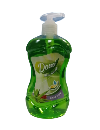 Мыло жидкое (500мл) DOMI с экстрактом Алое Вера (дозатор) в интернет-магазине ГК Эксперт