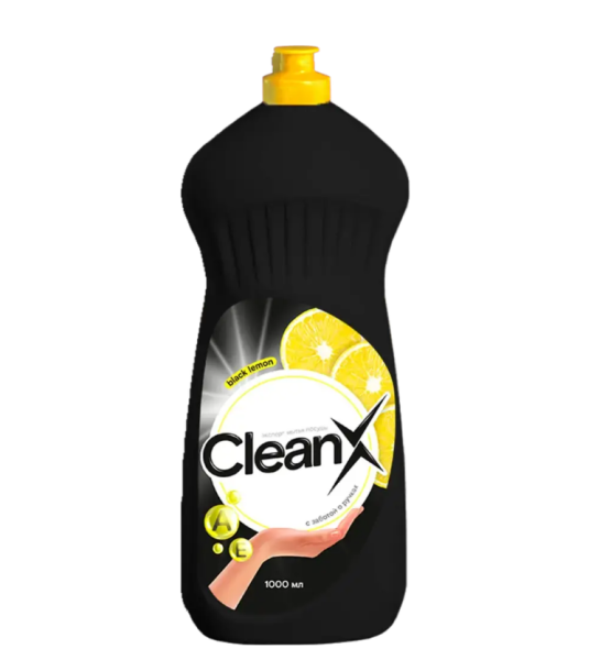 Гель-крем для мытья посуды (1000мл) CleanX Black Lemon в интернет-магазине ГК Эксперт