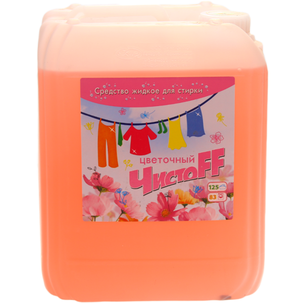 Средство жидкое для стирки (4500мл) ЧИСТОFF Цветочный в интернет-магазине ГК Эксперт