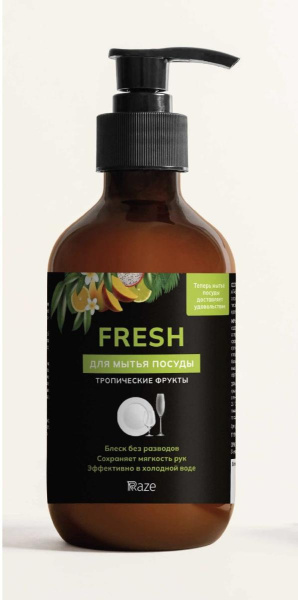 Средство для мытья посуды "Fresh" 500 мл (с дозатором) в интернет-магазине ГК Эксперт