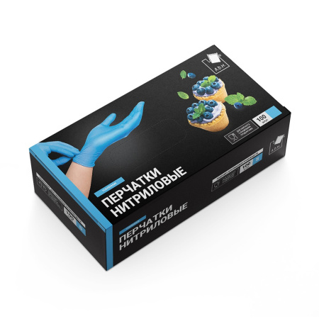 Перчатки нитриловые XL ADM (100шт/уп) Усиленные голубой в интернет-магазине ГК Эксперт