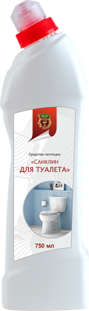 Средство чистящее для туалета "Санклин" (750мл) флакон-утёнок в интернет-магазине ГК Эксперт