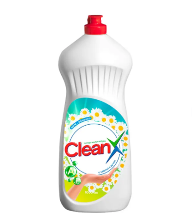 Гель-крем для мытья посуды (1000мл) CleanX Ромашка в интернет-магазине ГК Эксперт