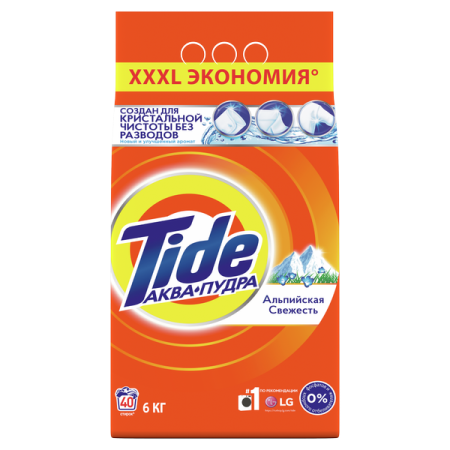 Стиральный порошок (6,0кг) Tide Альпийская свежесть автомат  в интернет-магазине ГК Эксперт