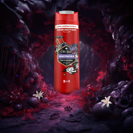 Мужской гель для душа + шампунь 3 в 1 (400мл) Old Spice Nightpanter в интернет-магазине ГК Эксперт